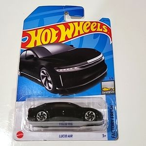 Hot Wheels Car Black Lucid Air